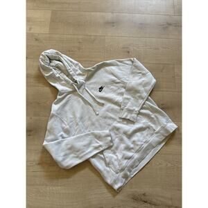 Vintage Nike Hoodie Men’s L Light Grey Swoosh